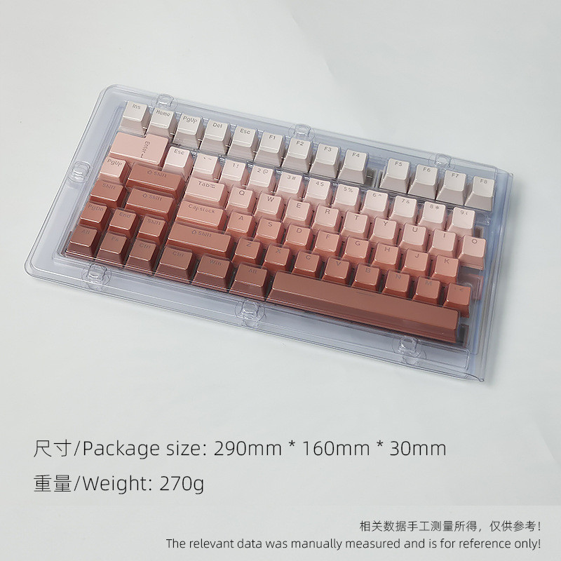 Rouge Front Carving Through Light Keycap Doubleshot Material OEM ...