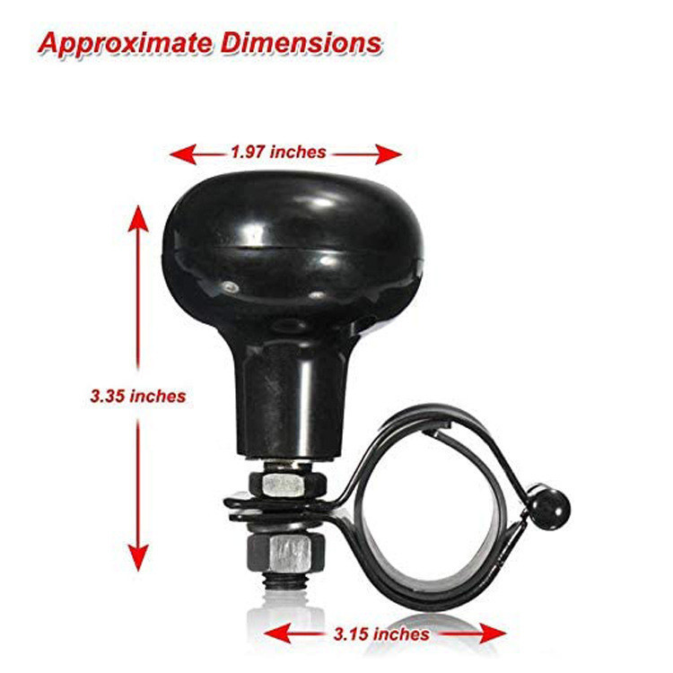 Steering Wheel Knob Steering Wheel Spinner Knob - 360 Degree Non Slip For Car Driving Suicide Knob - Foto 4