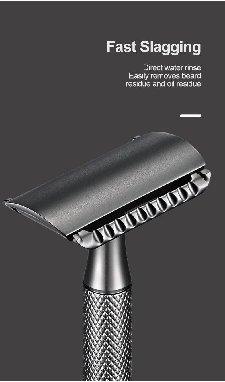 Old-fashioned Manual Razor Double-sided Blade Razor Shaver Double Edge ...