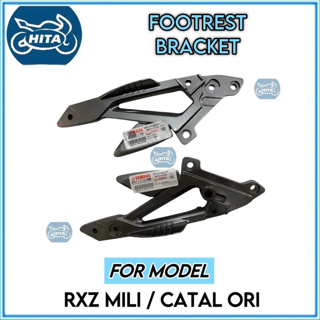 YAMAHA RXZ MILLI RXZ CATALYZER Footrest Bracket Sets Kiri Kanan ...