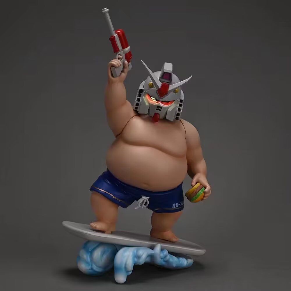 Pvc Anime Captivating Figure Big Muscle Surfer Illuminated Eyes Unique ...