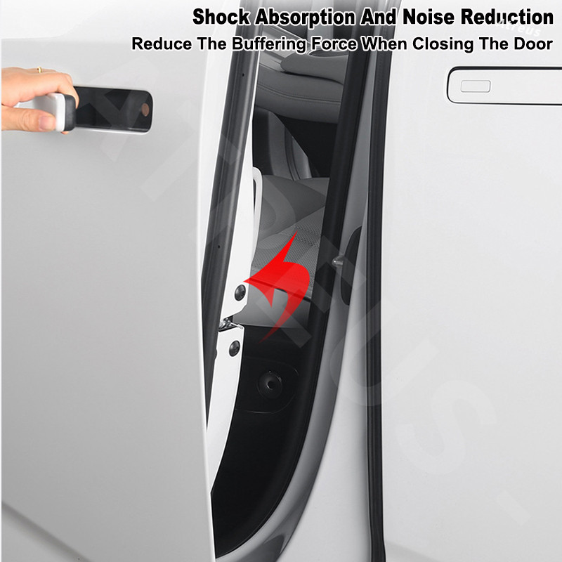 【MUTIPS】Car Door Lock Cover Silicone Rubber Door Lock Buckle Shock ...