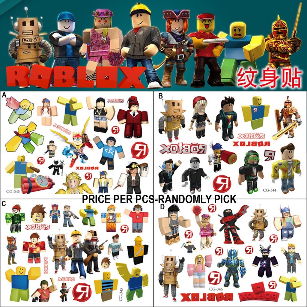 JomParty Robux Roblox Happy Birthday Banner Balloon Decoration Game ...