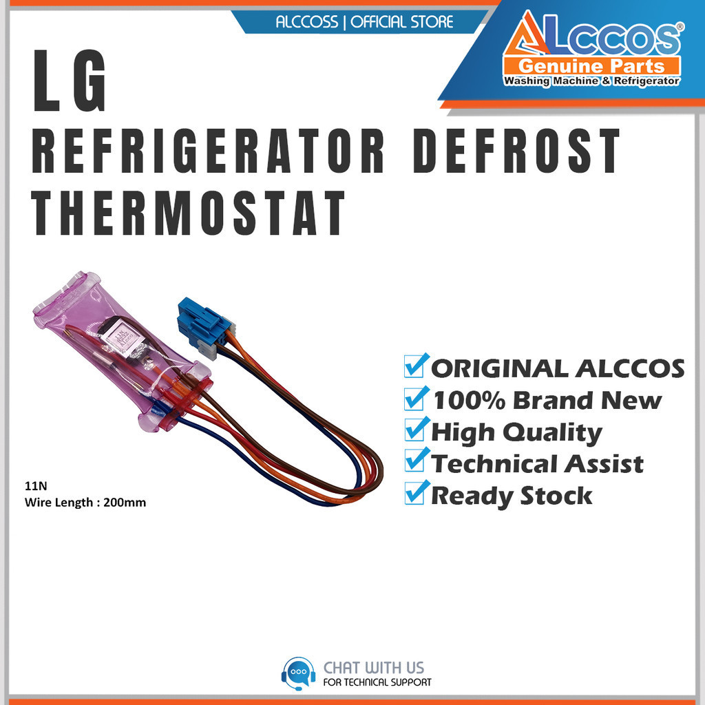 LG REFRIGERATOR DEFROST THERMOSTAT 4 WIRE + SOCKET | Shopee Malaysia