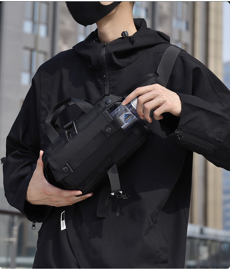LABER LEE Premium Waist Bag Men Waterproof Crossbody Chest Bag Sling ...