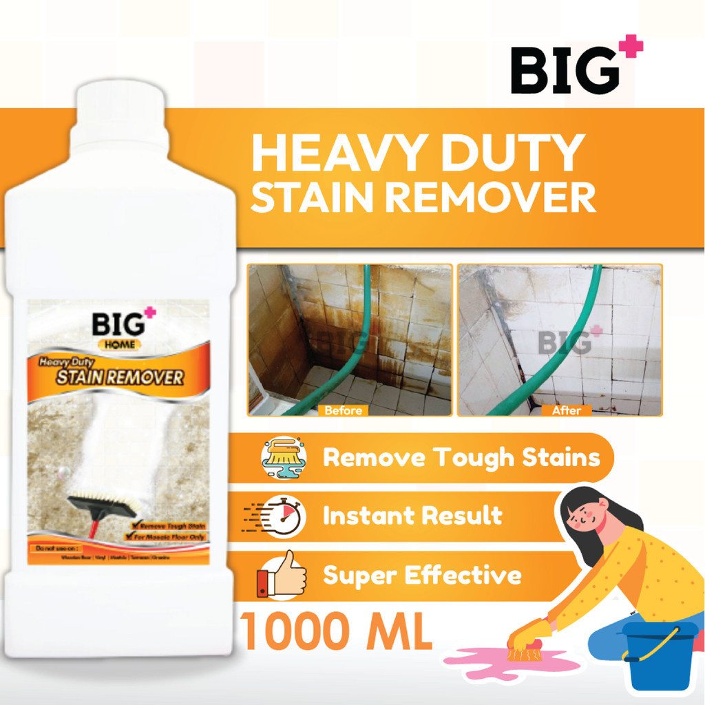 BIG+ Heavy Duty Stain Remover 1L Remove stubborn stain and dirt-强力去污剂 ...