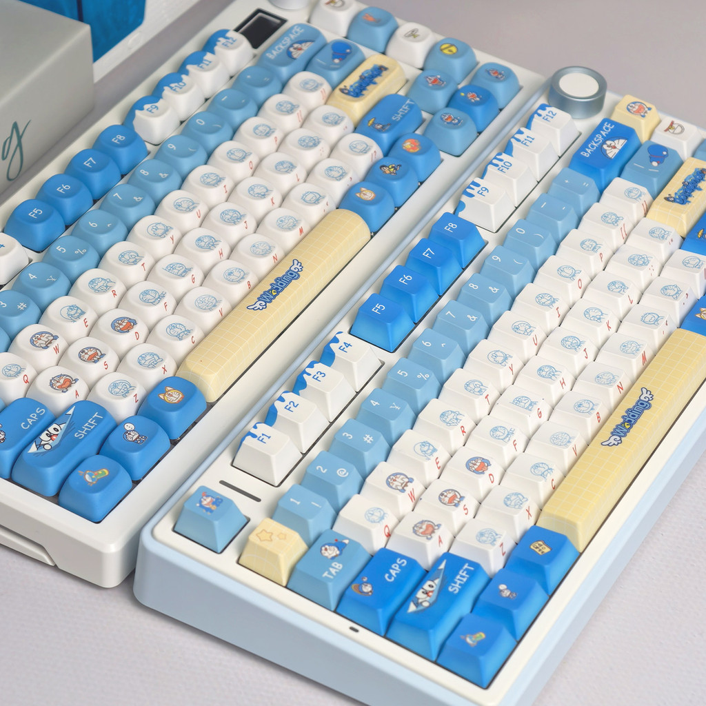 Doraemon Keycaps 120 Keys MOA/Cherry Profile PBT Dye Sublimation ...