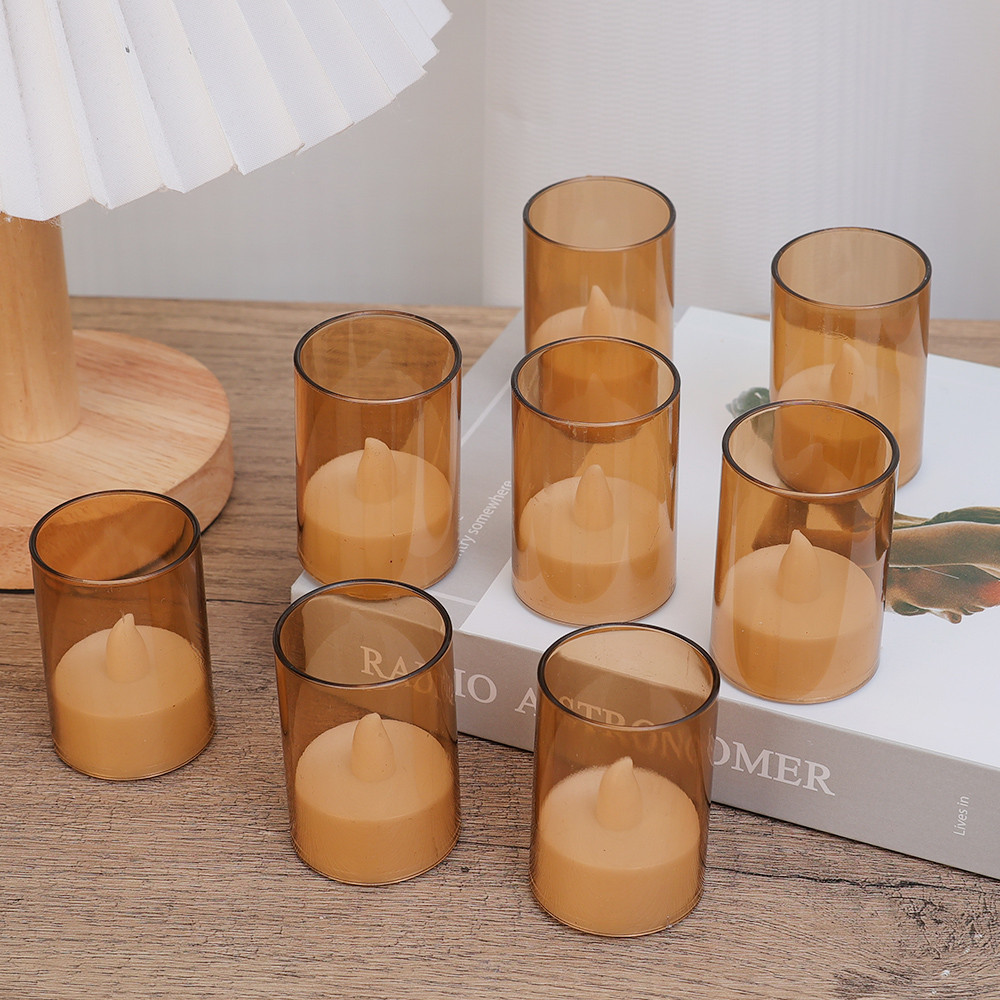 LED Flameless Candle Light Electronic Atmosphere Tea Lights Eye