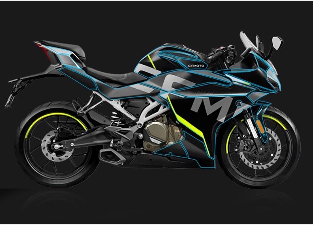 Sticker for CFMOTO 250SR Fuel Tank Decals Race Track Version Modified ...