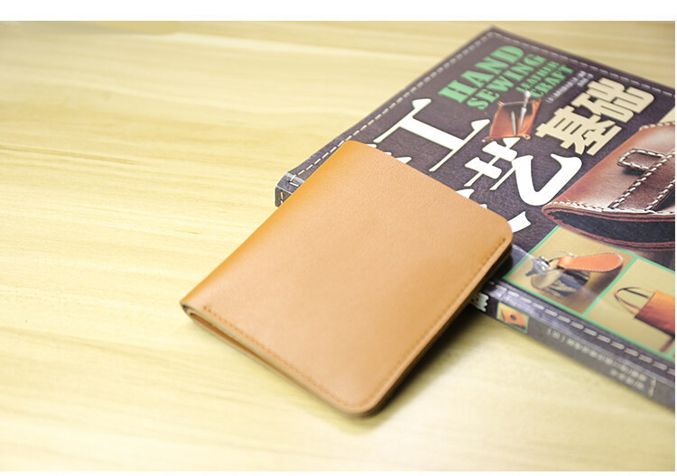 Ultra Thin Small Wallet Short Cowhide Casual Mens Vertical Simple ...