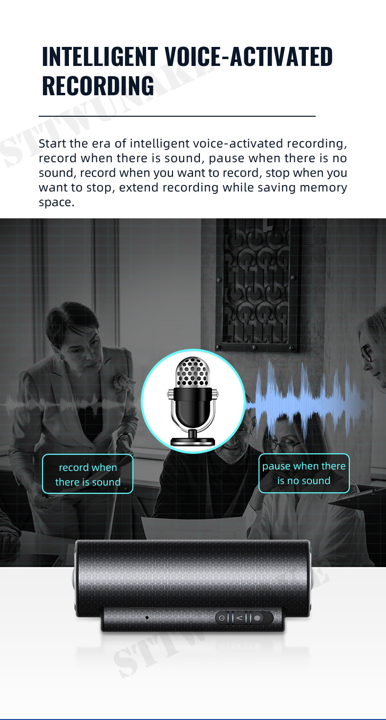 Mini voice recorder 600 hours digital recording device professional ...