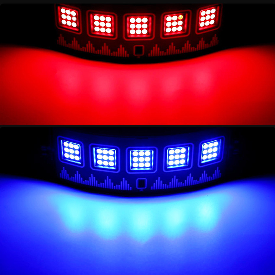 LED RGB Disco DJ Strobe Light Party Holiday Christmas Music Club Bar ...