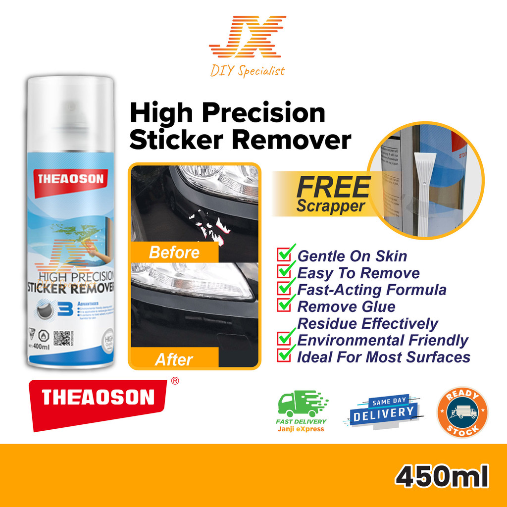 THEAOSON Sticker Remover Spray Glue Remover Tape Remover Adhesive ...