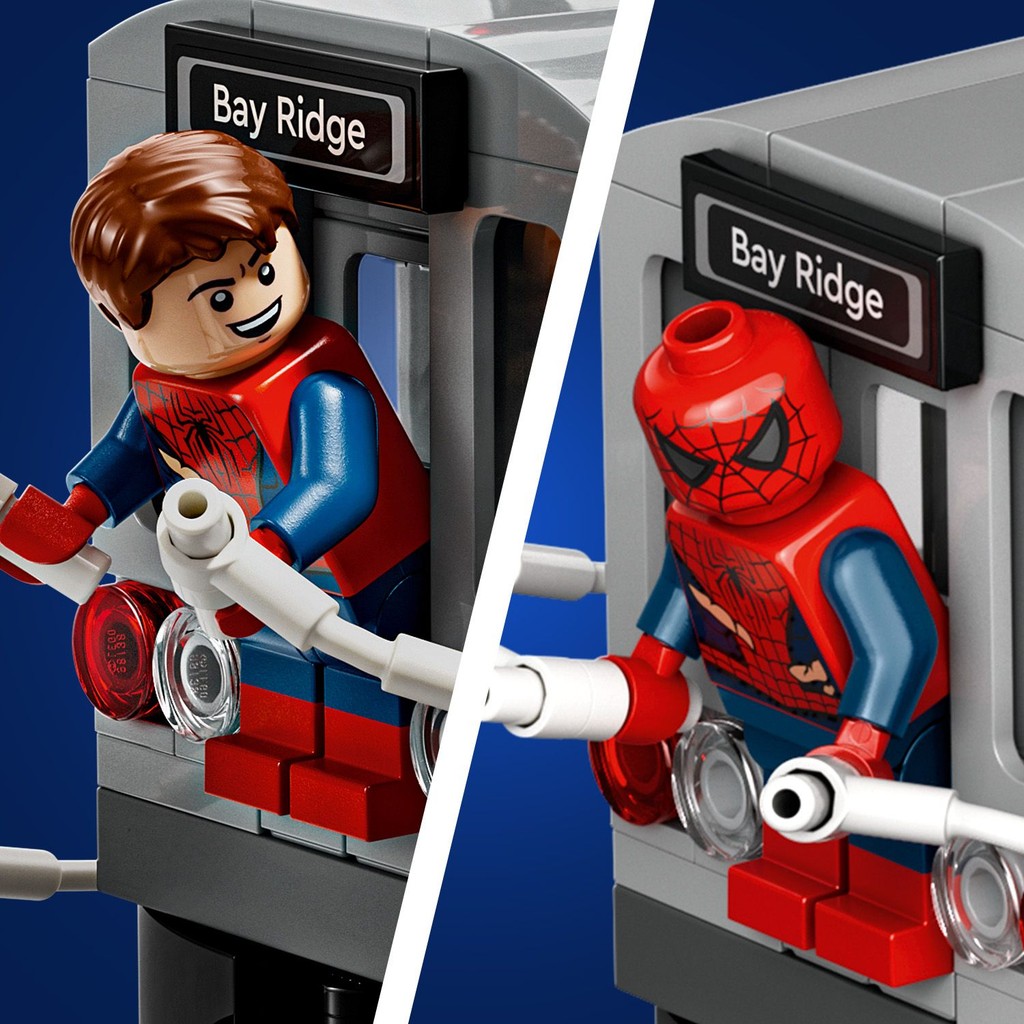 LEGO 76321 Marvel Super Heroes Spider-Man vs. Doc Ock Subway Train ...