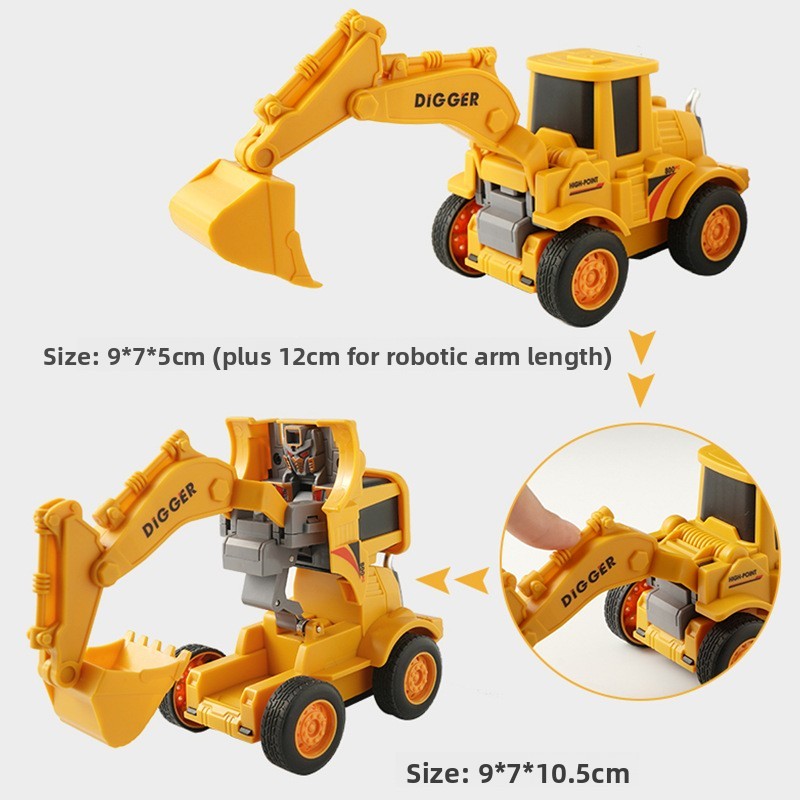 Collision Kids Inertia Construction Truck Toy Plastic Engineering ...