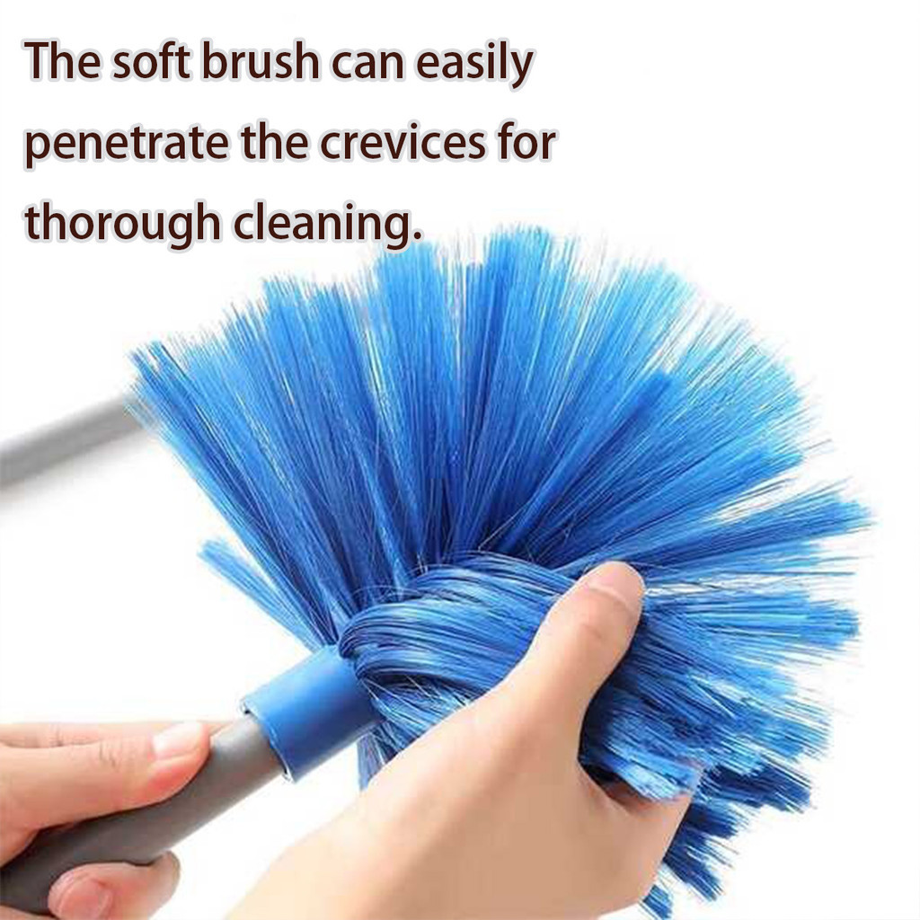Stainless Spider Web Cleaner Telescopic Lengthen Duster Cobweb Duster ...