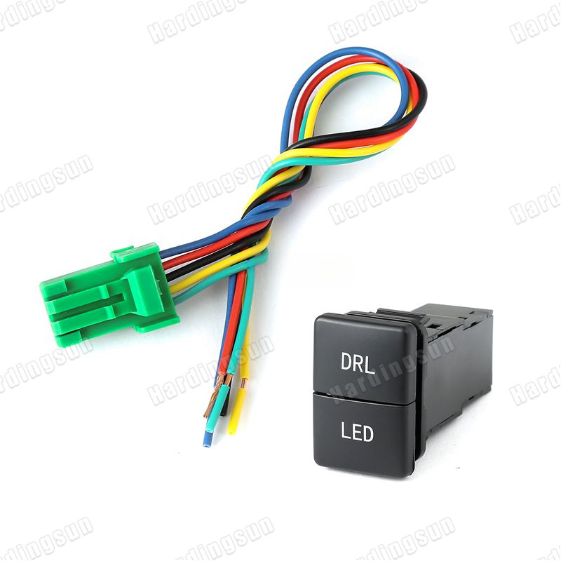 Car Dual Switch Up and Down Arrows Diff Lock Headlight Switch Button ...