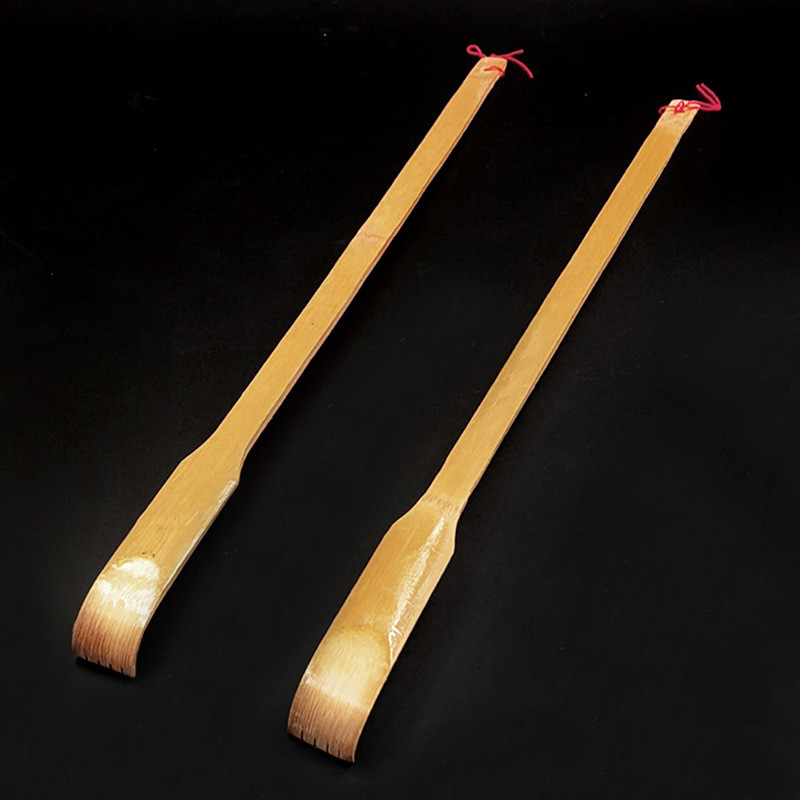 SUMAIRU High Quality Bamboo Hand Back Scratcher Itching Rake Natural ...
