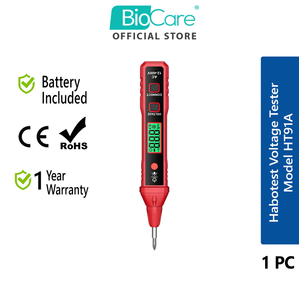 HABOTEST HT91A Test Pencil Non-Contact AC Voltage Tester Pen