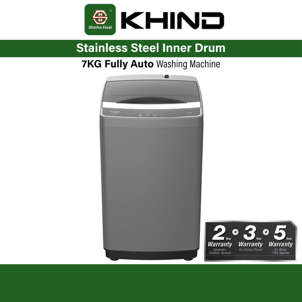 Khind 7KG Fully Auto Washing Machine Top Load Mesin Basuh WM70A ...