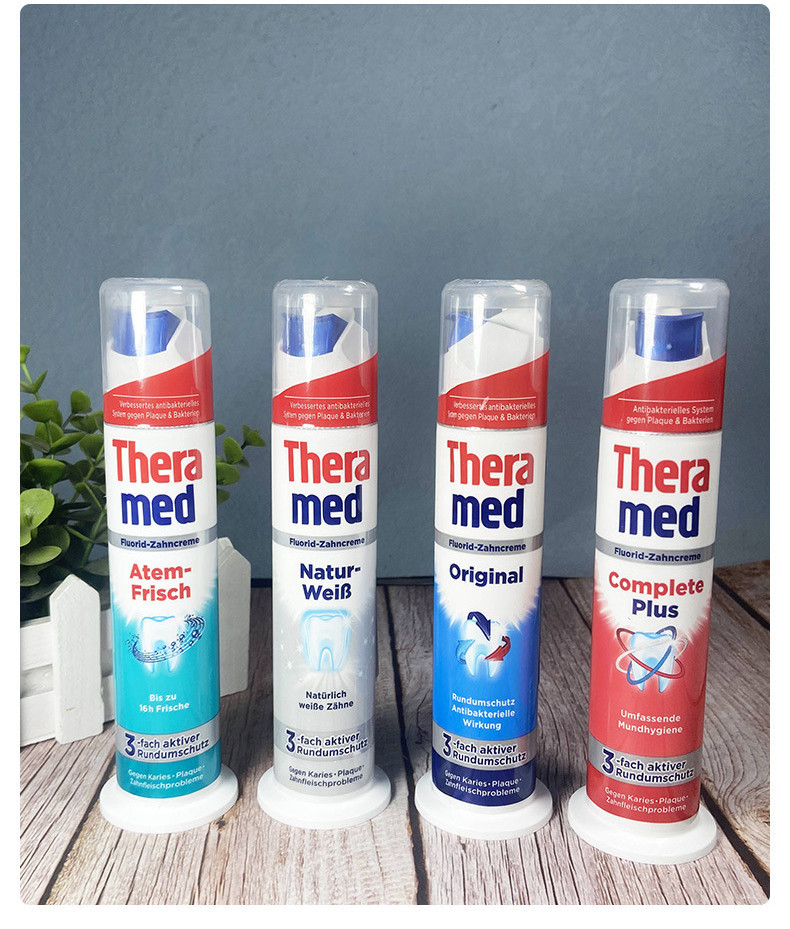 Theramed Henkel Standing Press Toothpaste 100ml Germany Imported ...