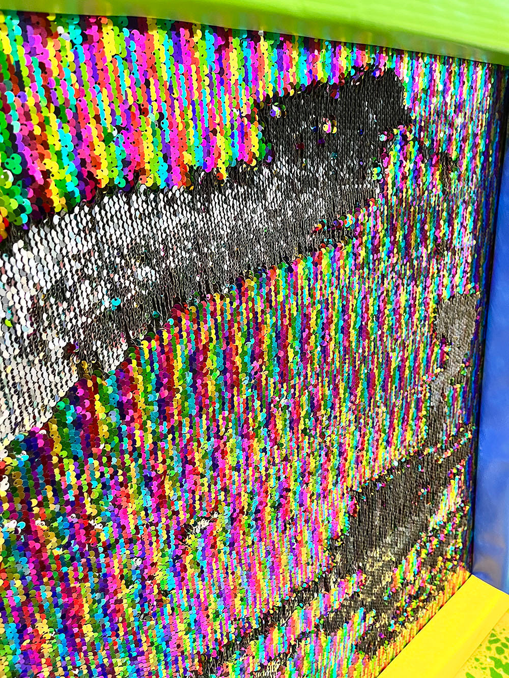 Giant Padded Sequin Wall Panel 84cm for gross and finer movements ...