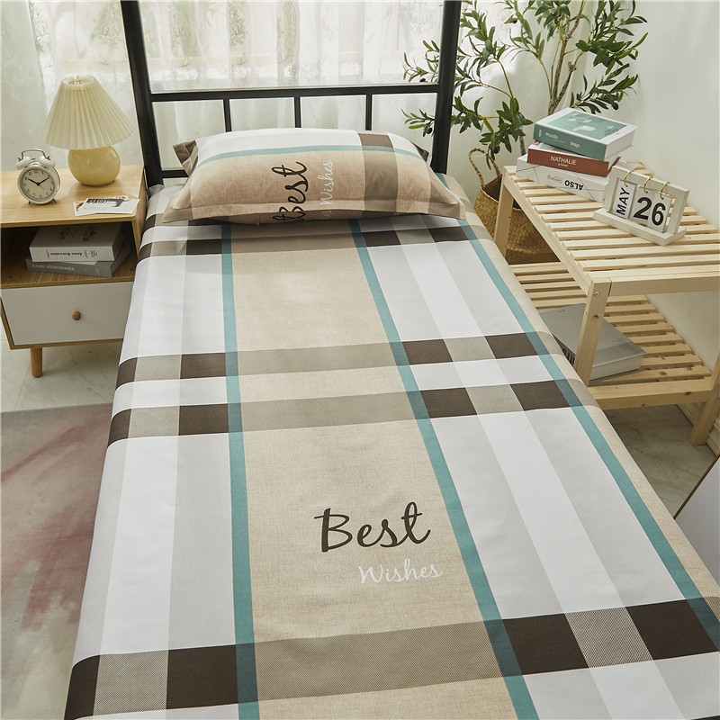 Dansunreve Flat Bed Sheet 床单 Geometric Print Student Flatsheet Star ...