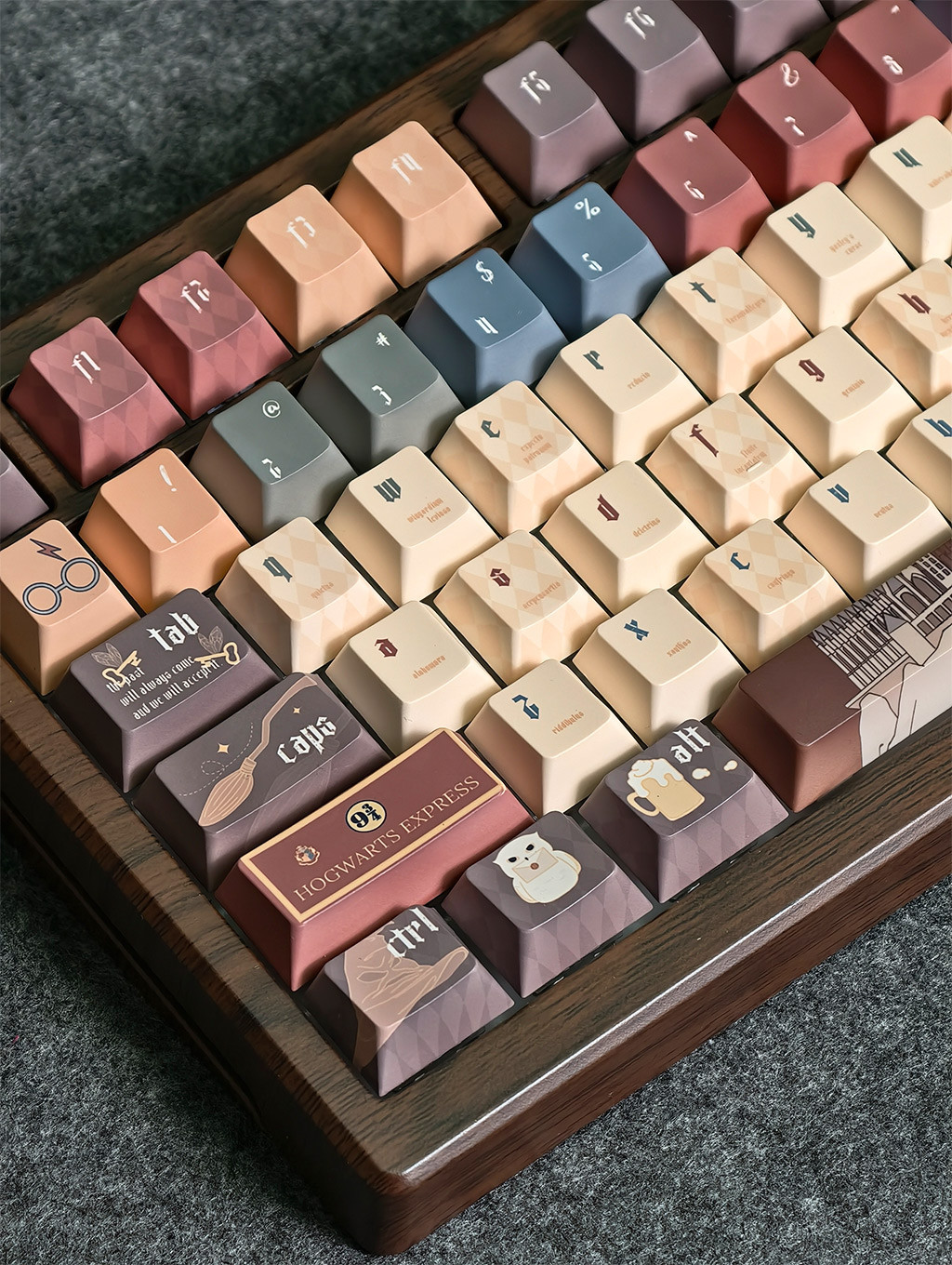 Hogwarts Keycaps Cherry/MOA Profile 125 Keys PBT Dye Sublimation ...