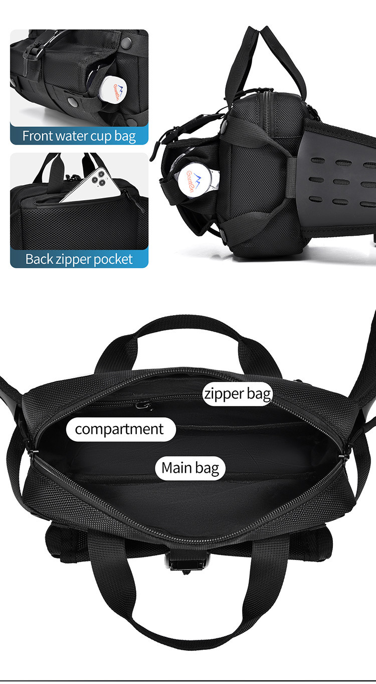 LABER LEE Premium Waist Bag Men Waterproof Crossbody Chest Bag Sling ...