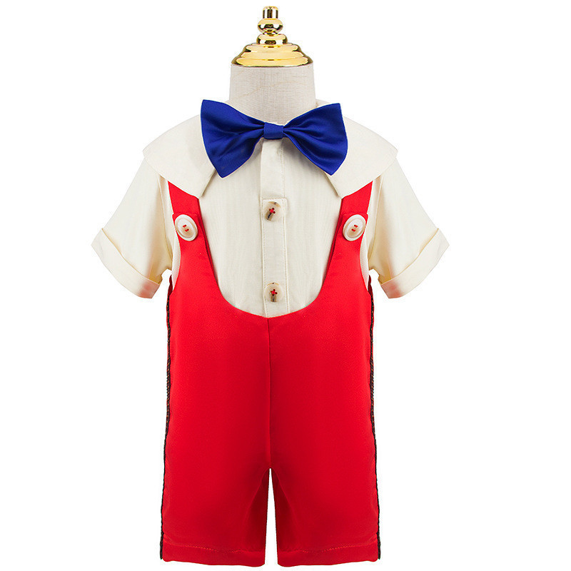 Boys Girls Pinocchio Costume Kids Halloween Funny Birthday Party ...