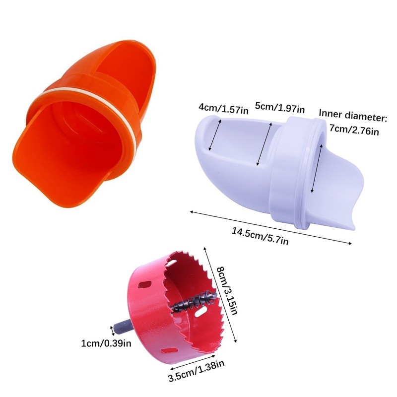 New Automatic Chicken Duck feeder Port Gravity Feed Kit Bucket DIY