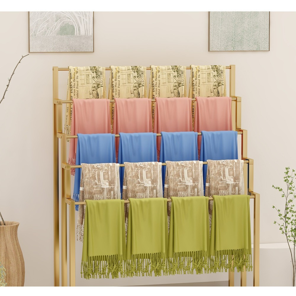 New Movable Scarf Display Rack 150cmH Clothing Store Floor To Ceiling ...