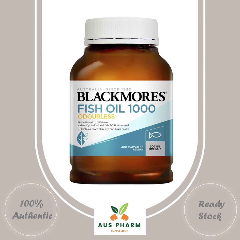 Blackmores fish oil 1000mg 400 capsules best sale