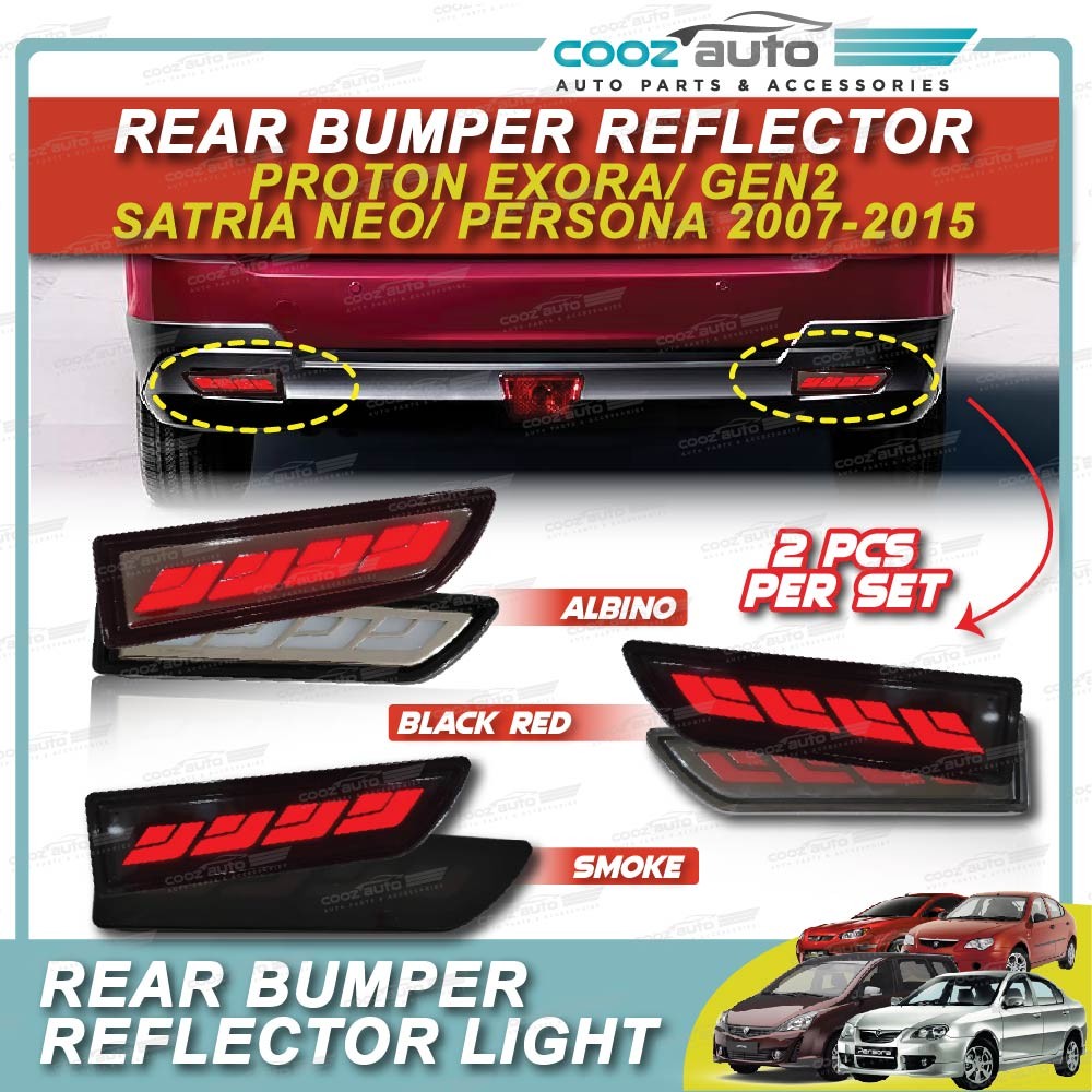 Proton Exora Gen2 Satria Neo Persona Car Rear Bumper Reflector LED ...