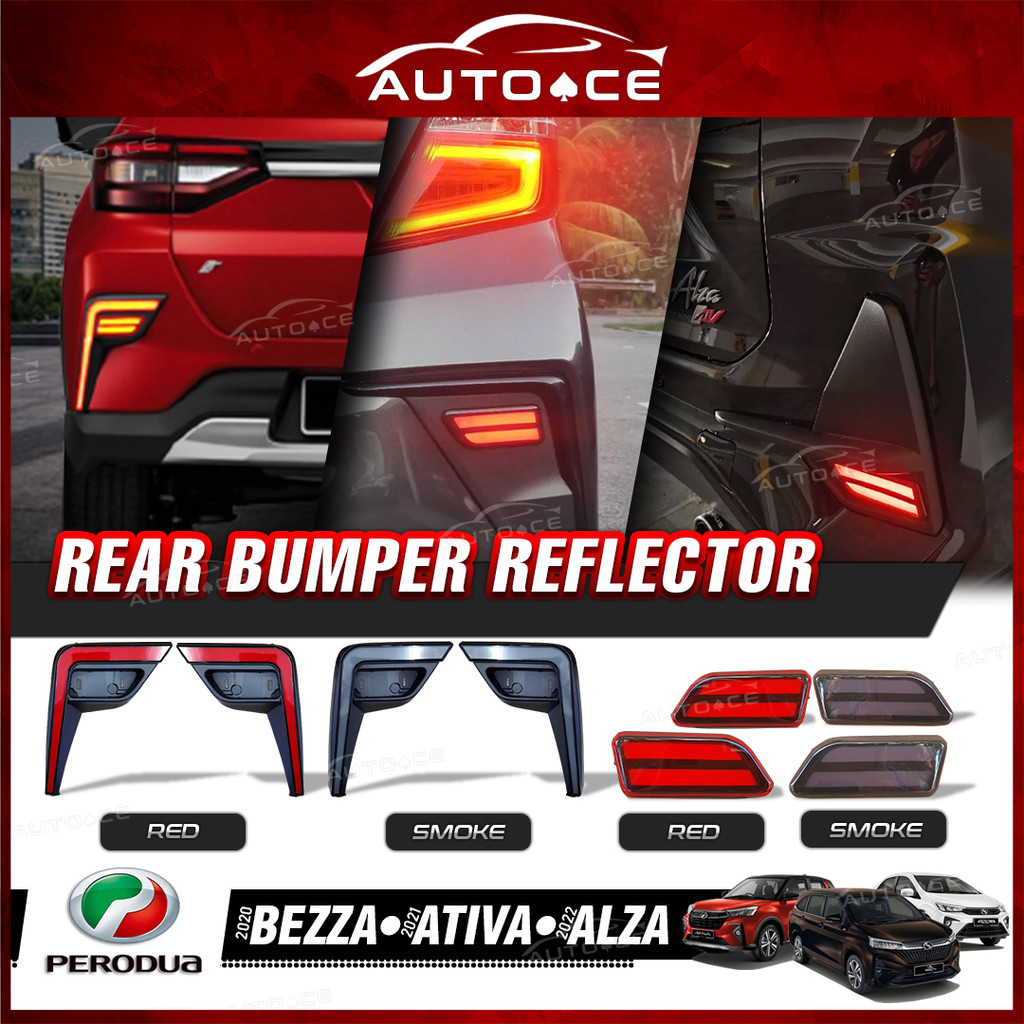 Perodua Alza 2022 / Ativa 2021 / Bezza 2020 Rear Bumper Reflector with ...