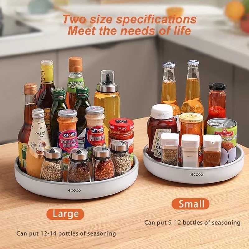 LODER ECOCO 360 Rotating Storage Rack Multifunctional Seasoning Tray ...