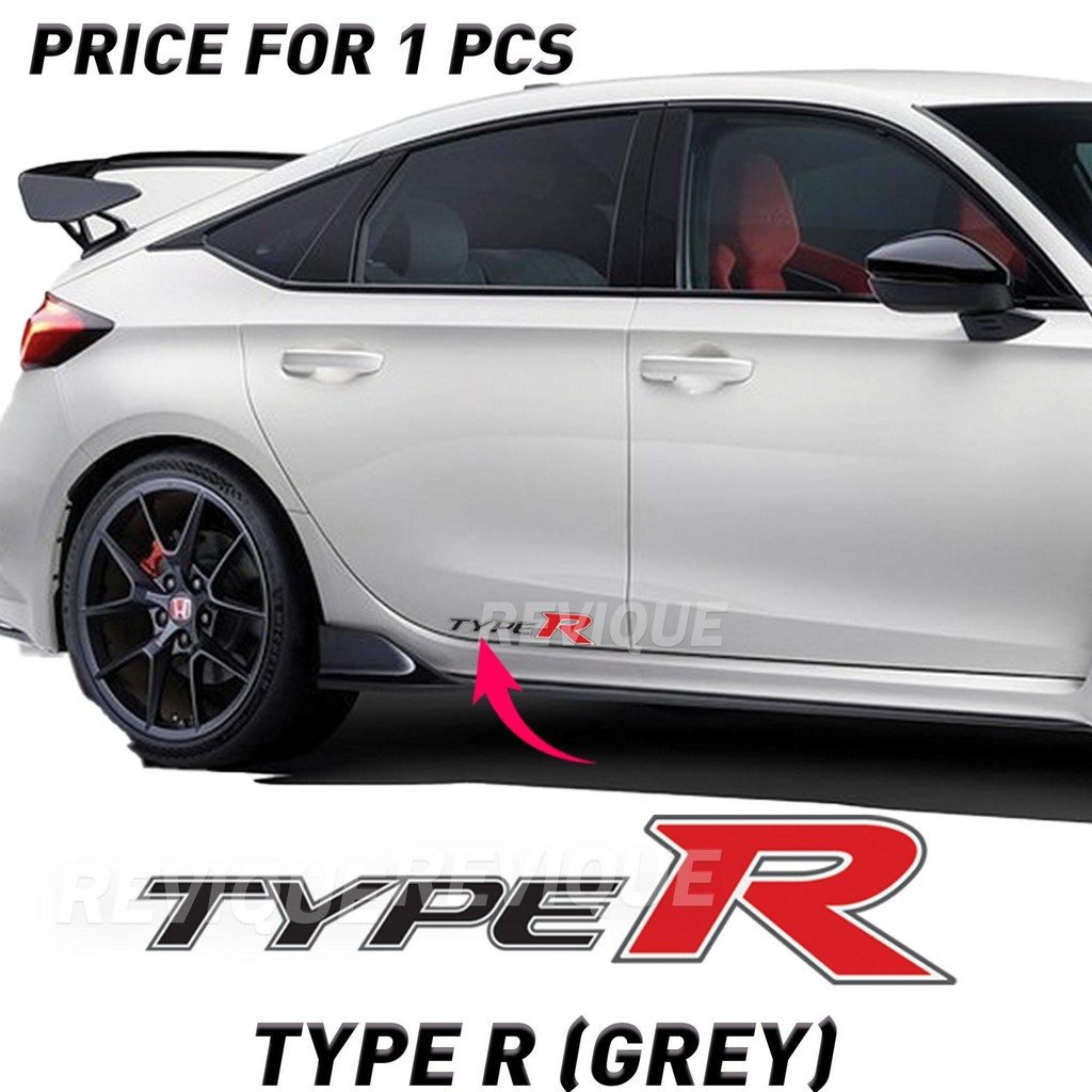 Pelekat Kereta Type R Honda – Type R Honda Racing Style Side Door Car ...