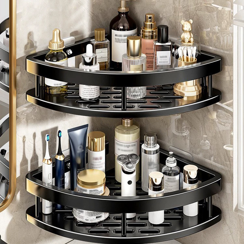 Ins Style Storage Racks Triangular Wall Mounted Shelf Bathroom Corner ...