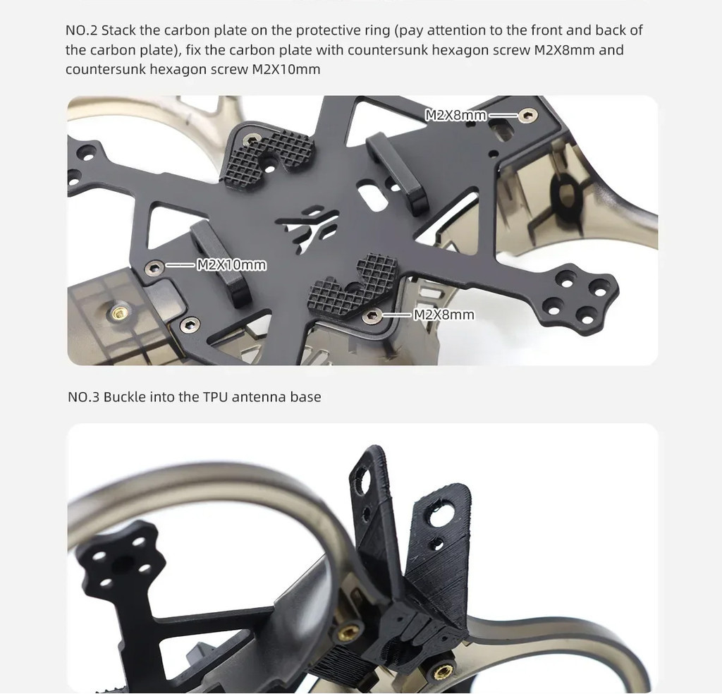 HGLRC Talon 2inch FPV Frame Kits for Analog / O3 2inch FPV Cinewhoop ...