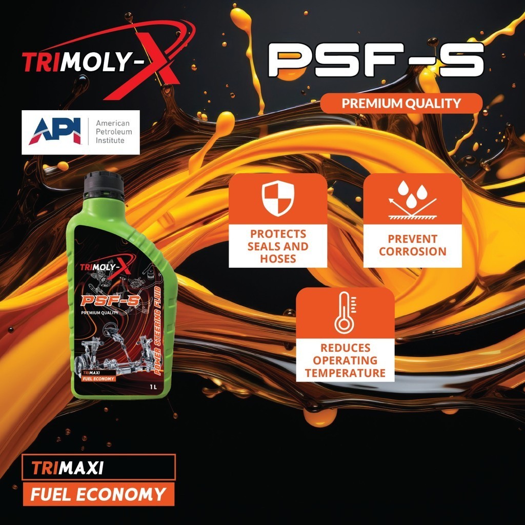 TRIMOLYX PSF-S POWER STEERING FLUID OIL 1L MINYAK STEERING KERETA ...