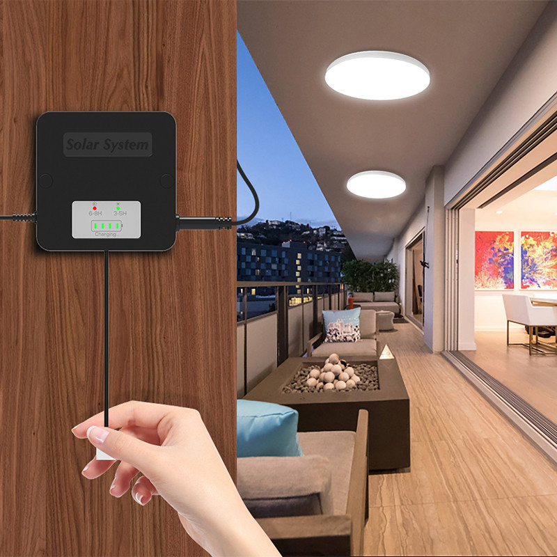 Solar Street Light Waterproof Lampu solar 220V solar lamp Auto ON/OFF