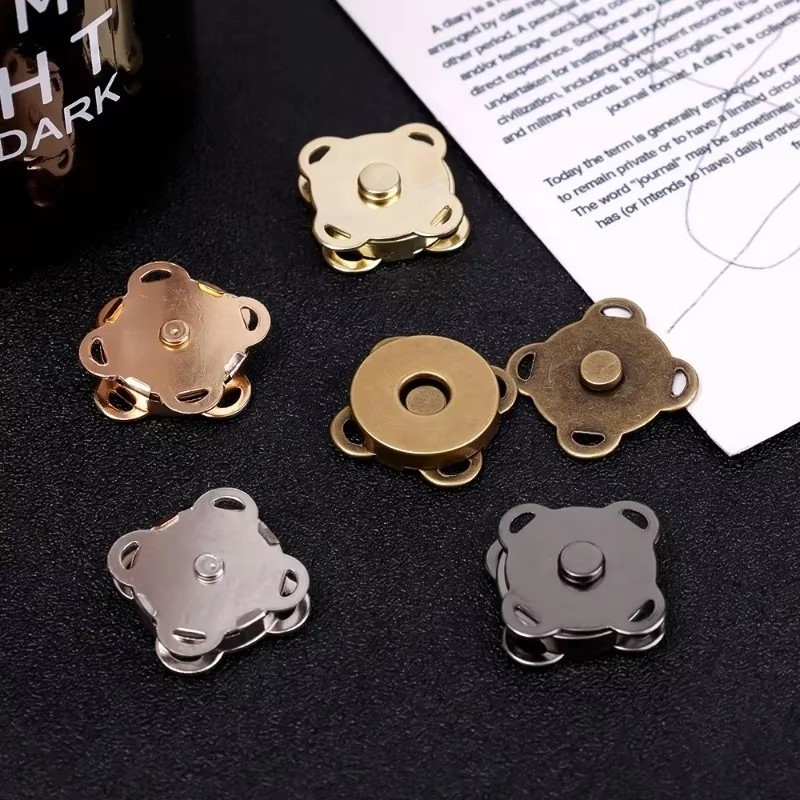 20/5 Sets Magnet Snaps Button - Clothes Bags Fasteners - 5 Colors ...