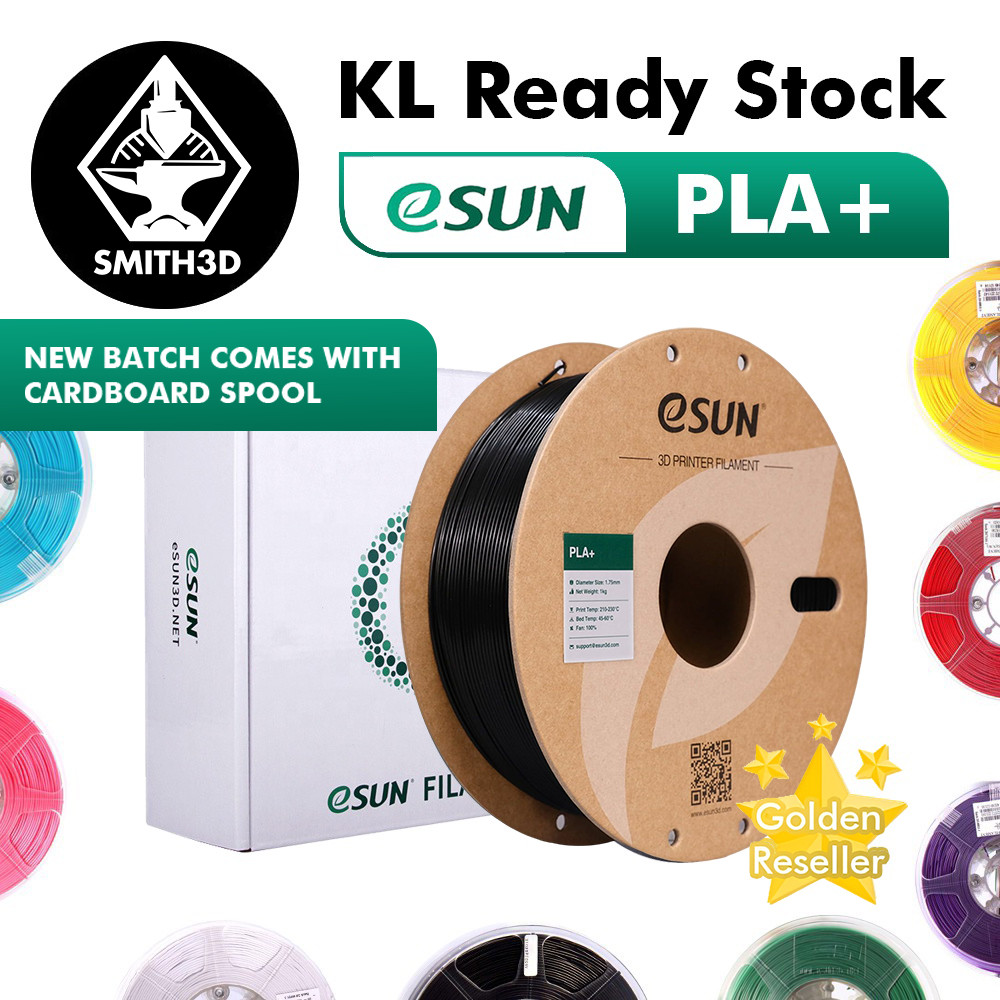 eSUN PLA+ Series Filaments 1KG 1.75MM - Solid Colors Filament for 3D ...