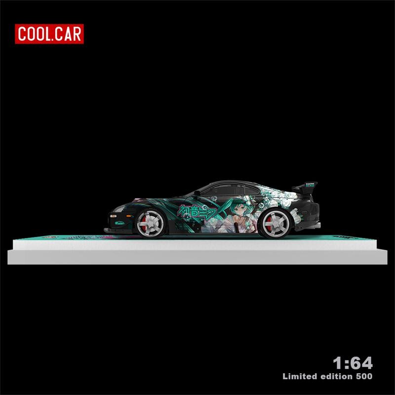 Cool Car 1/64 トヨタスープラ 初音ミク フィギュア コンテナ付き 預訂