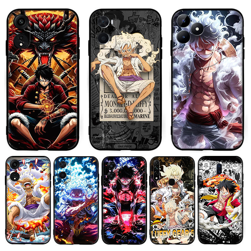 Generic For OPPO A57 / A57s / A77 TPU Clear PC Phone Case(Black