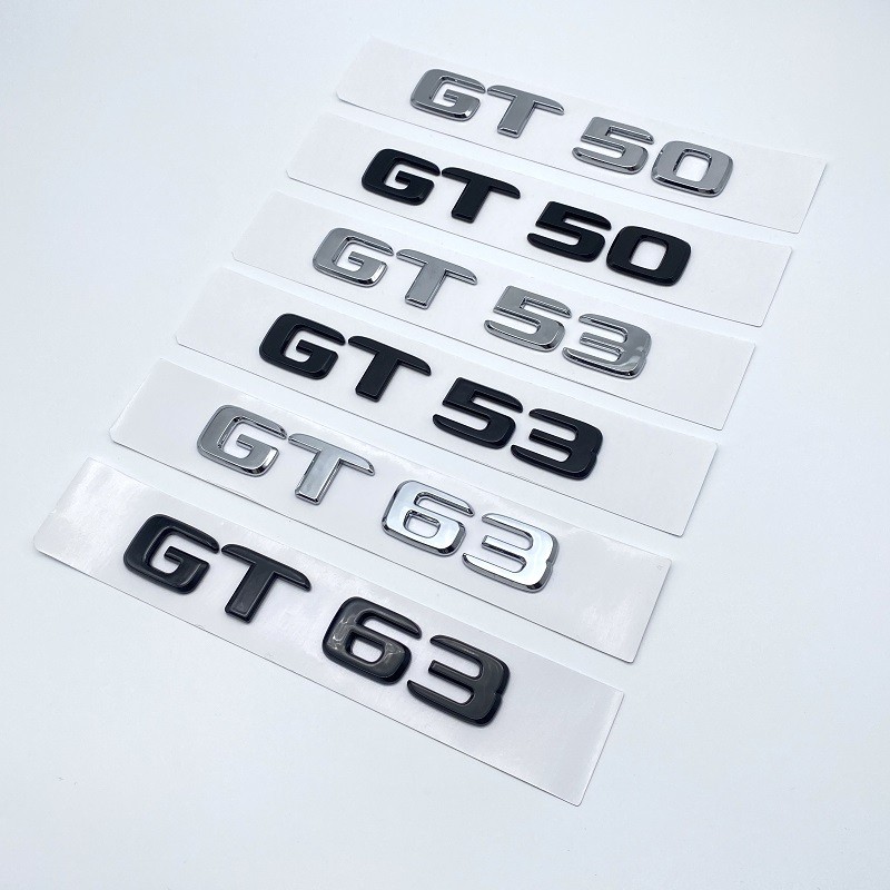 2017 Flat Letters GT50 GT53 GT63 GT63S V8 Biturbo 4matic+ ABS Emblem ...
