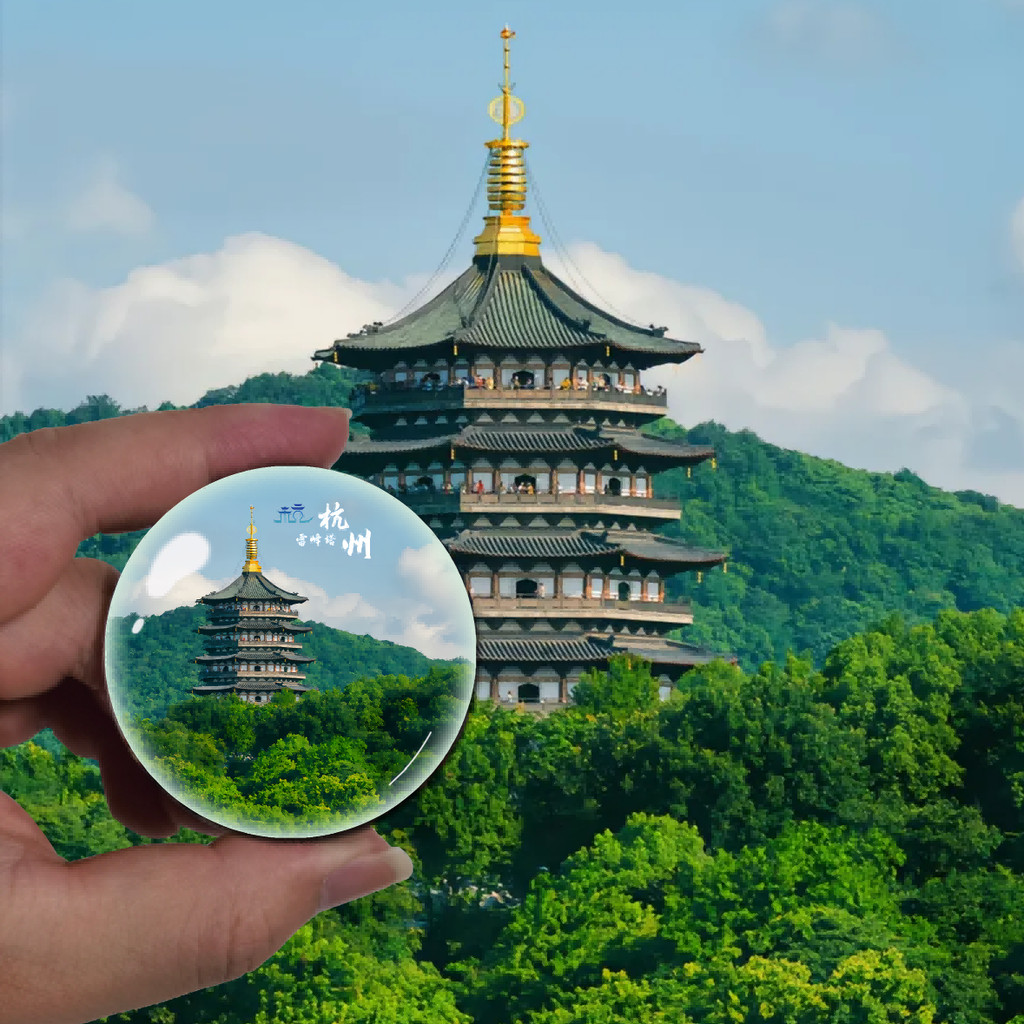 【Shipment within 24 hours‌】 Custom Crystal Fridge Magnet Zhejiang City ...