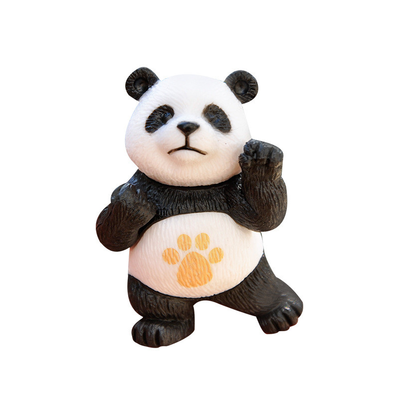 Panda Adorable Pvc Model Blind Box Toy Set For Engaging Visual Sensory ...