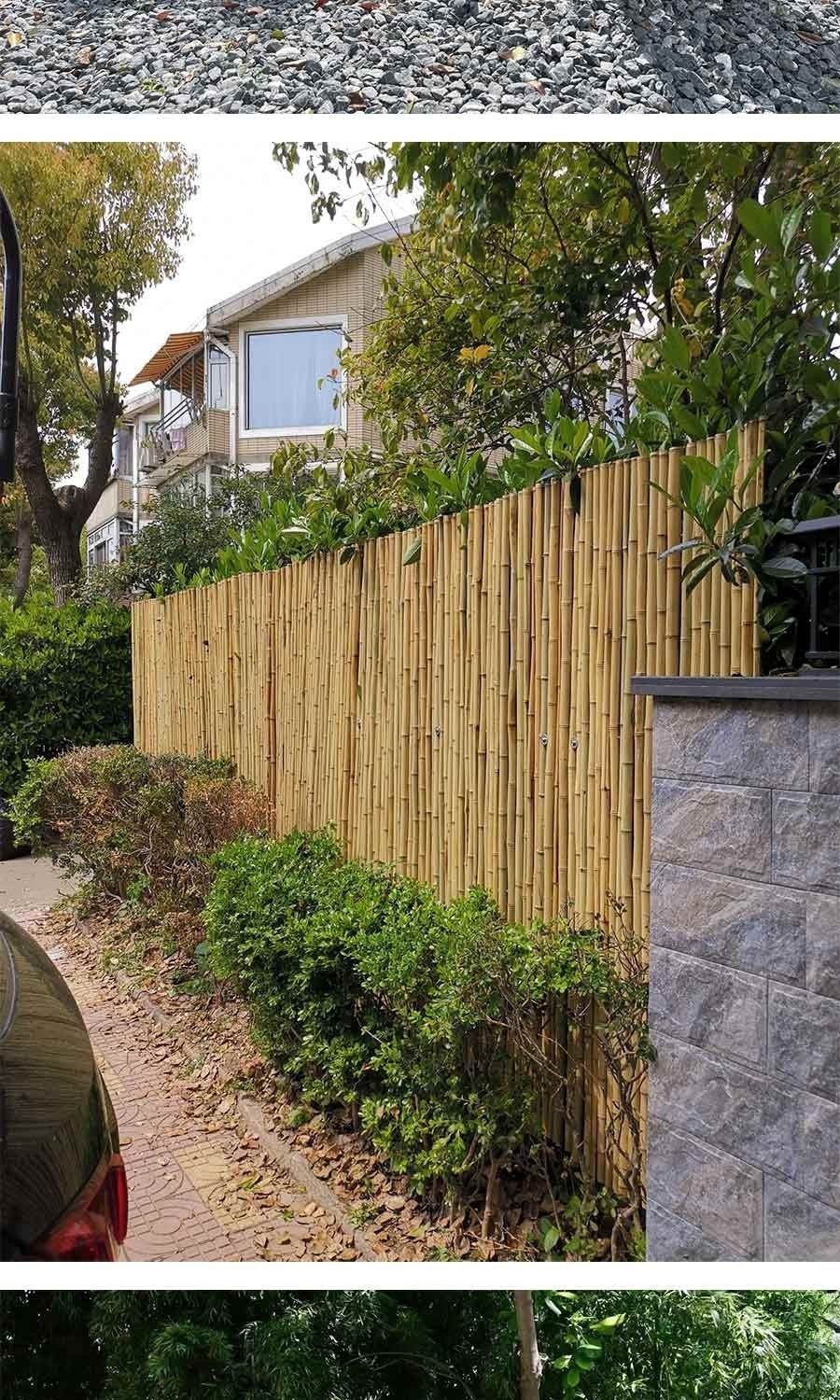 Anti-Corrosion Bamboo Fence Courtyard Garden Wall Fence Decoration ...
