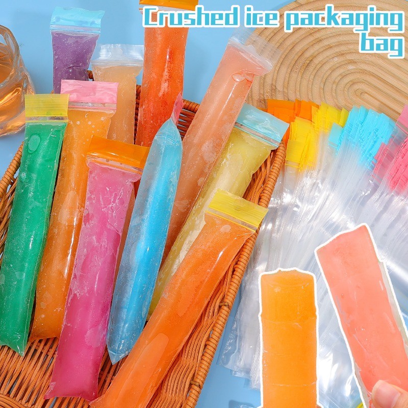 Convenient Practical Summer Ice Popsicle Homemade Packaging Bag- Simple ...